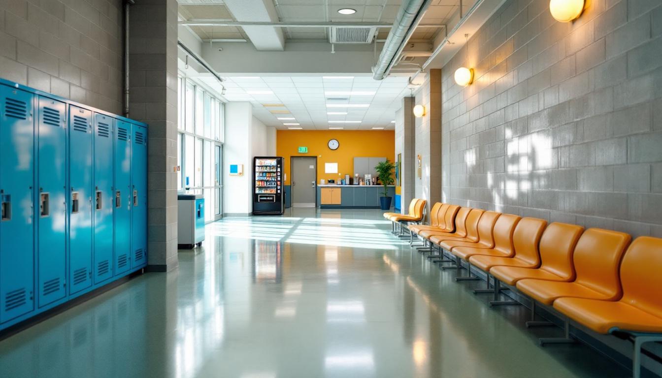 Visitation facilities and waiting area at Scioto County Sheriff's Office