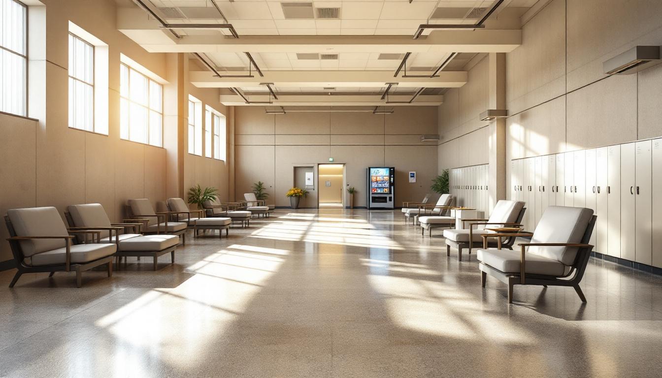 Visitation area at Preble County Jail