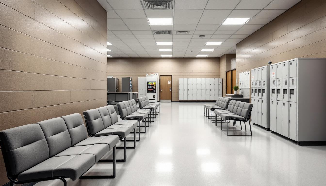 Visitation area at Ashland County Jail