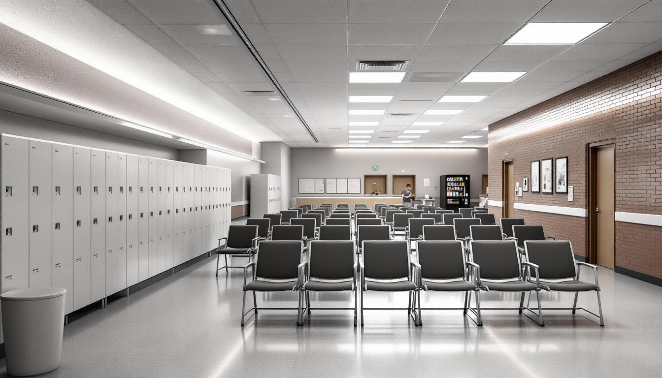 Visitation area at Allen County Sheriff's Office & Jail