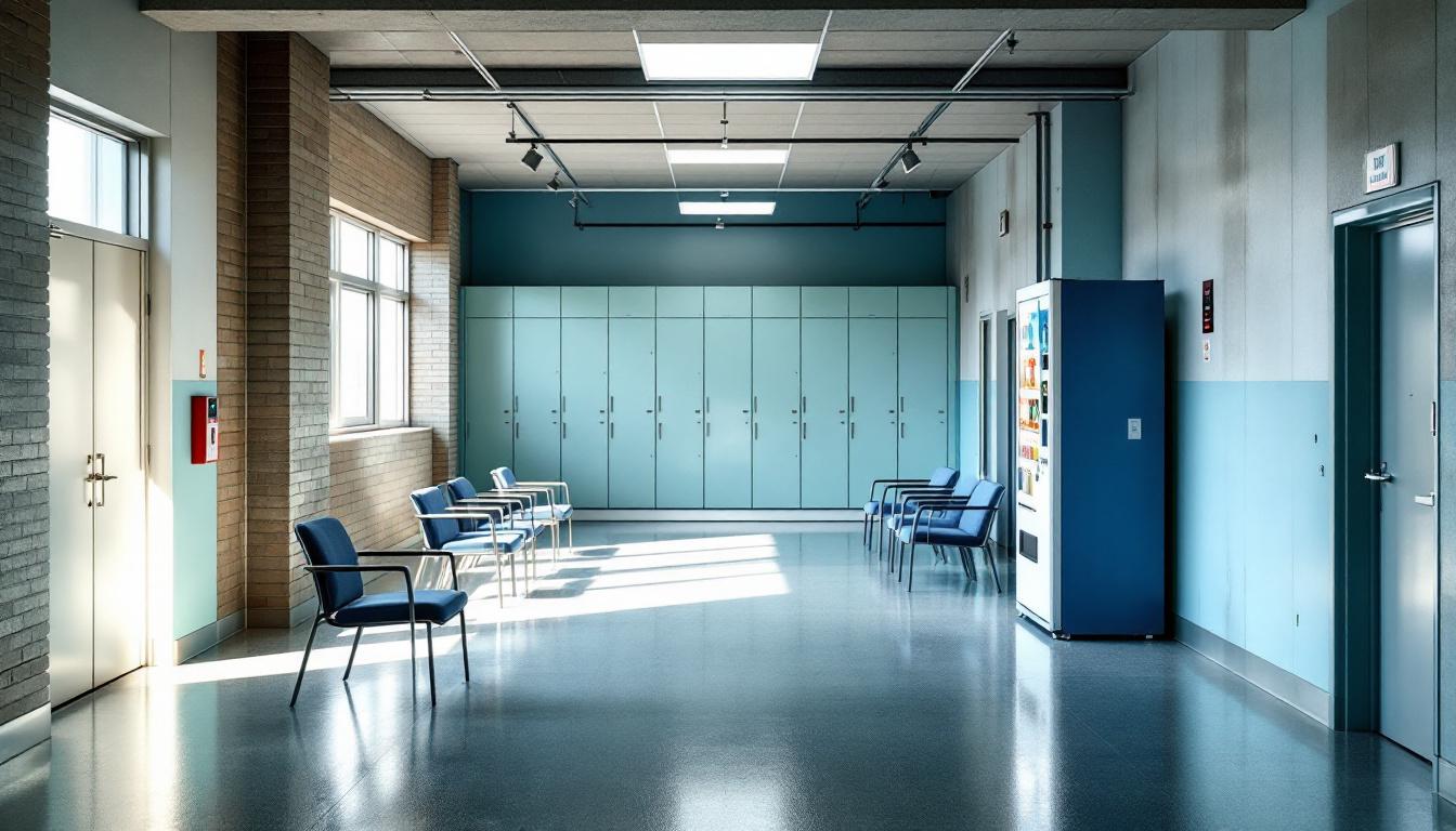 Visitation area at Pickaway County Jail