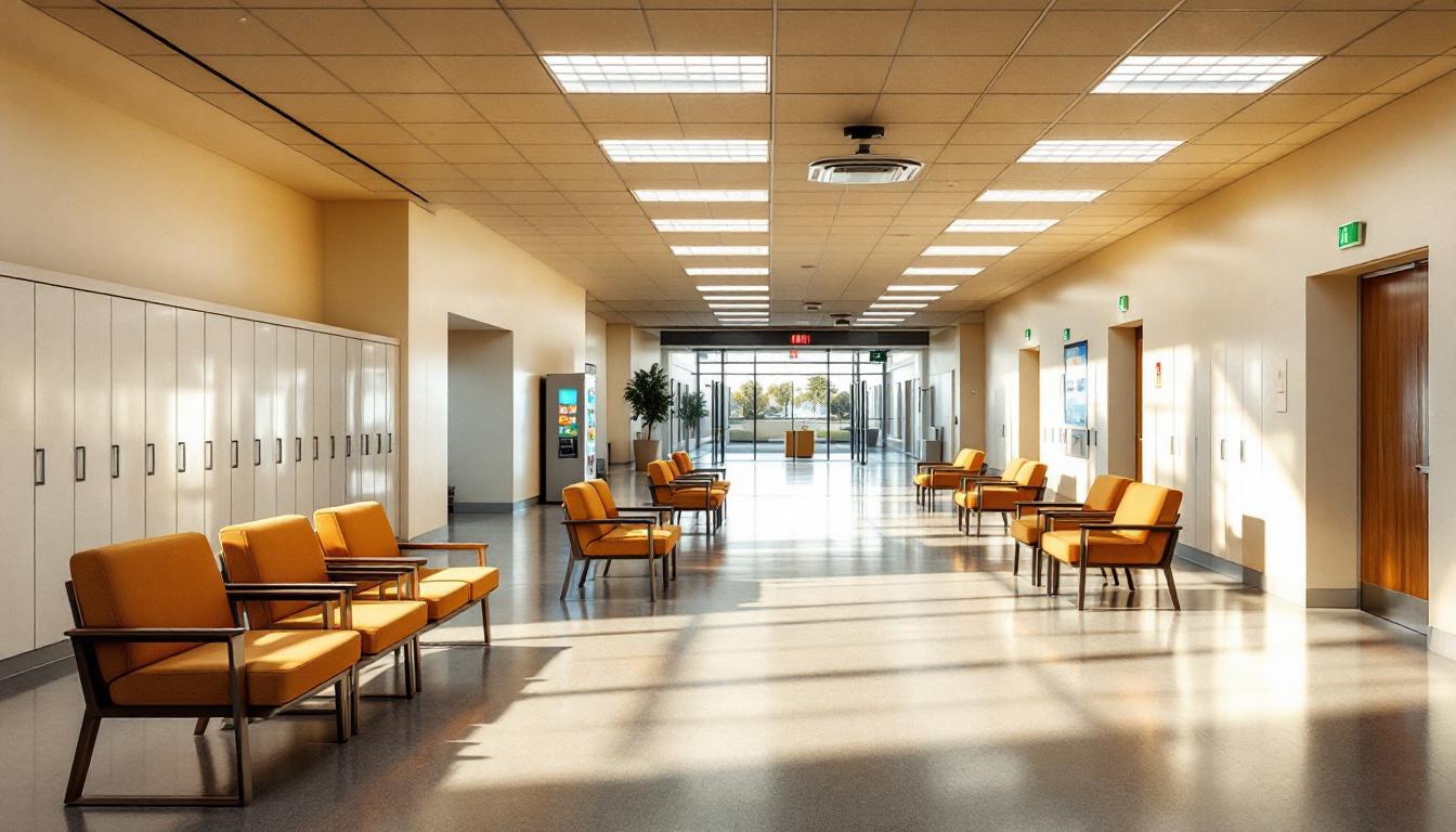 Visitation facilities and waiting area at Clark County Detention Center