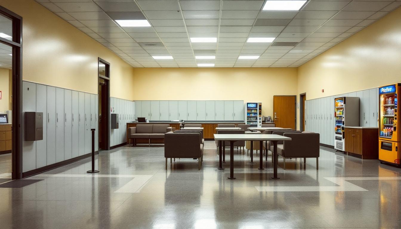 Visitation area at Shelby County Jail