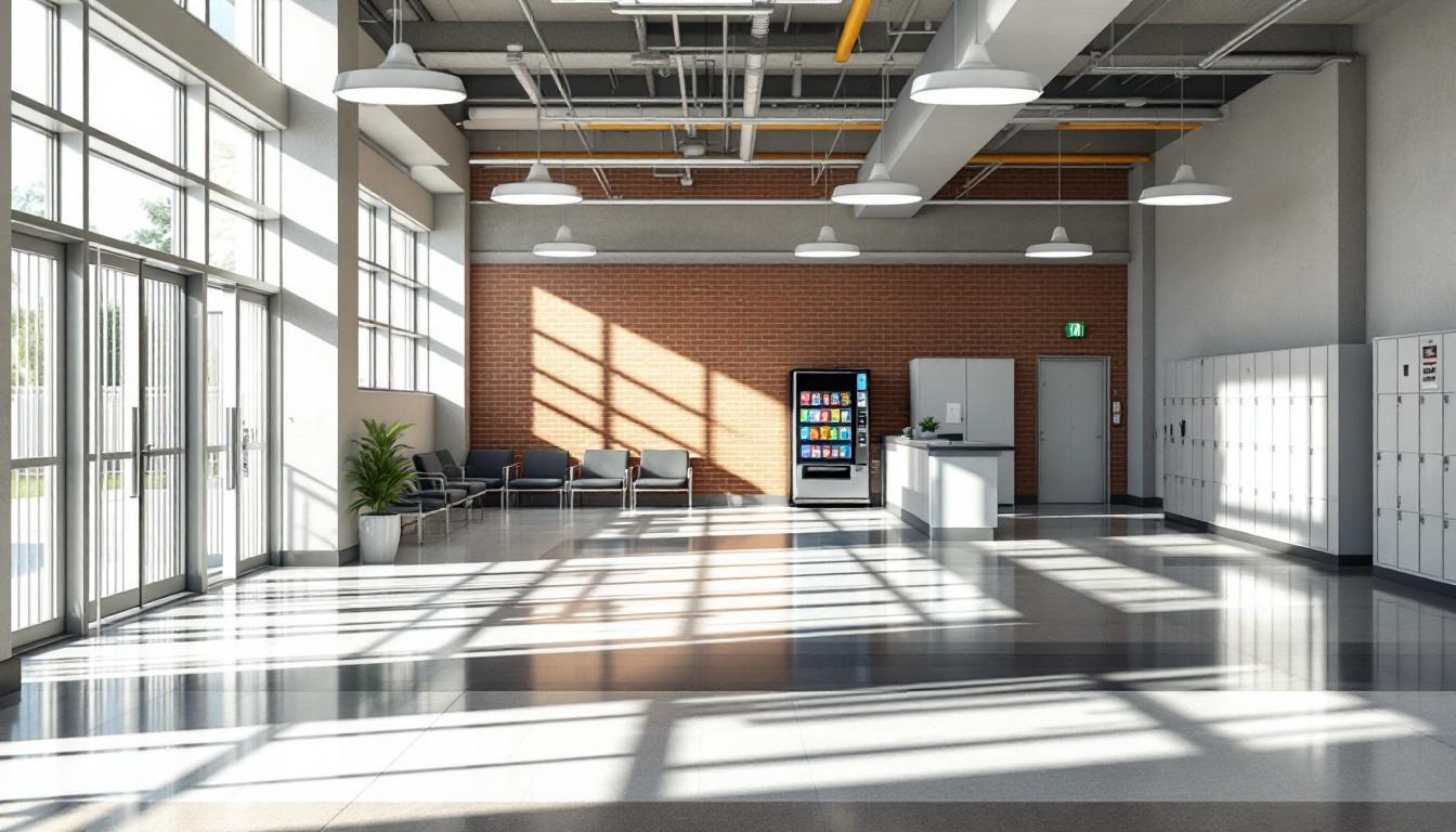 Visitation facilities and waiting area at Maryland Correctional Institution - Hagerstown (MCI-H)