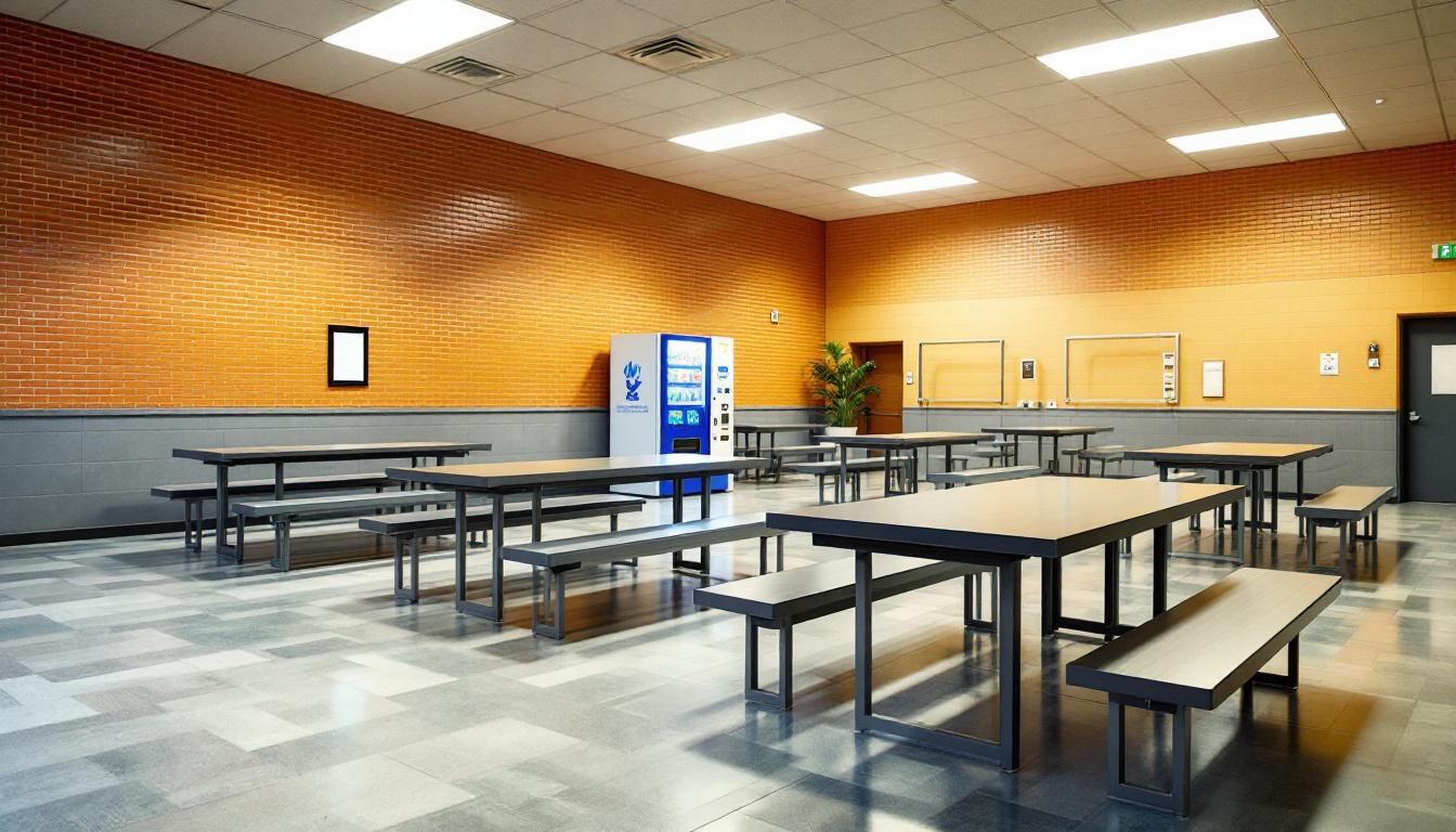 Visitation facilities and waiting area at North Branch Correctional Institution
