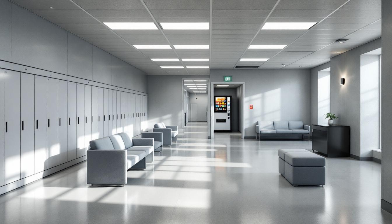 Visitation area at Eastern Correctional Institute