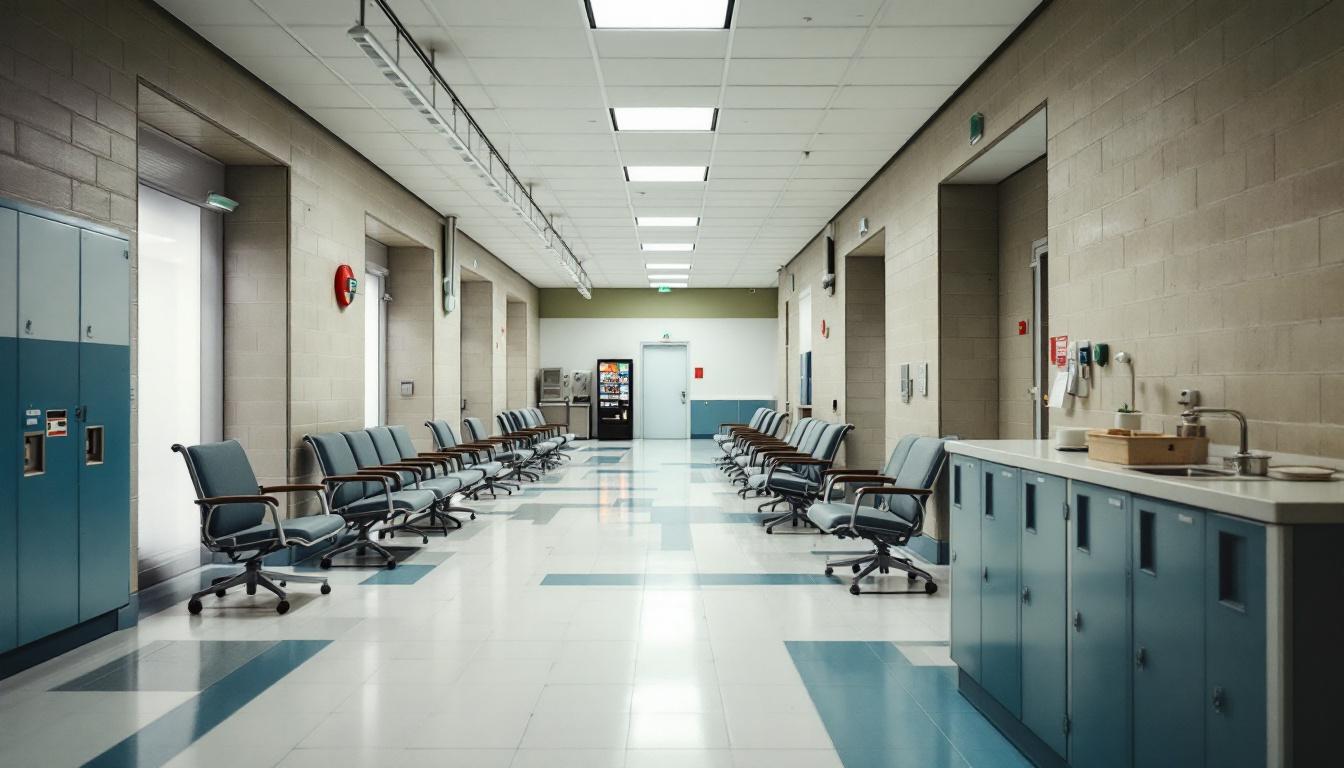 Visitation area at FCI Cumberland