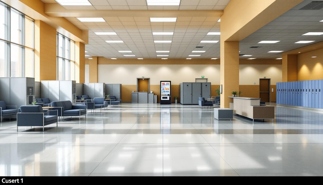 Visitation area at Allegany County Detention Center