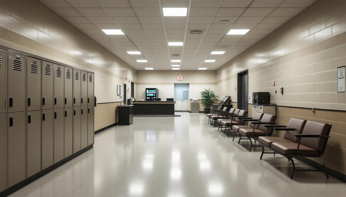 Visitation facilities and waiting area at MRDCC