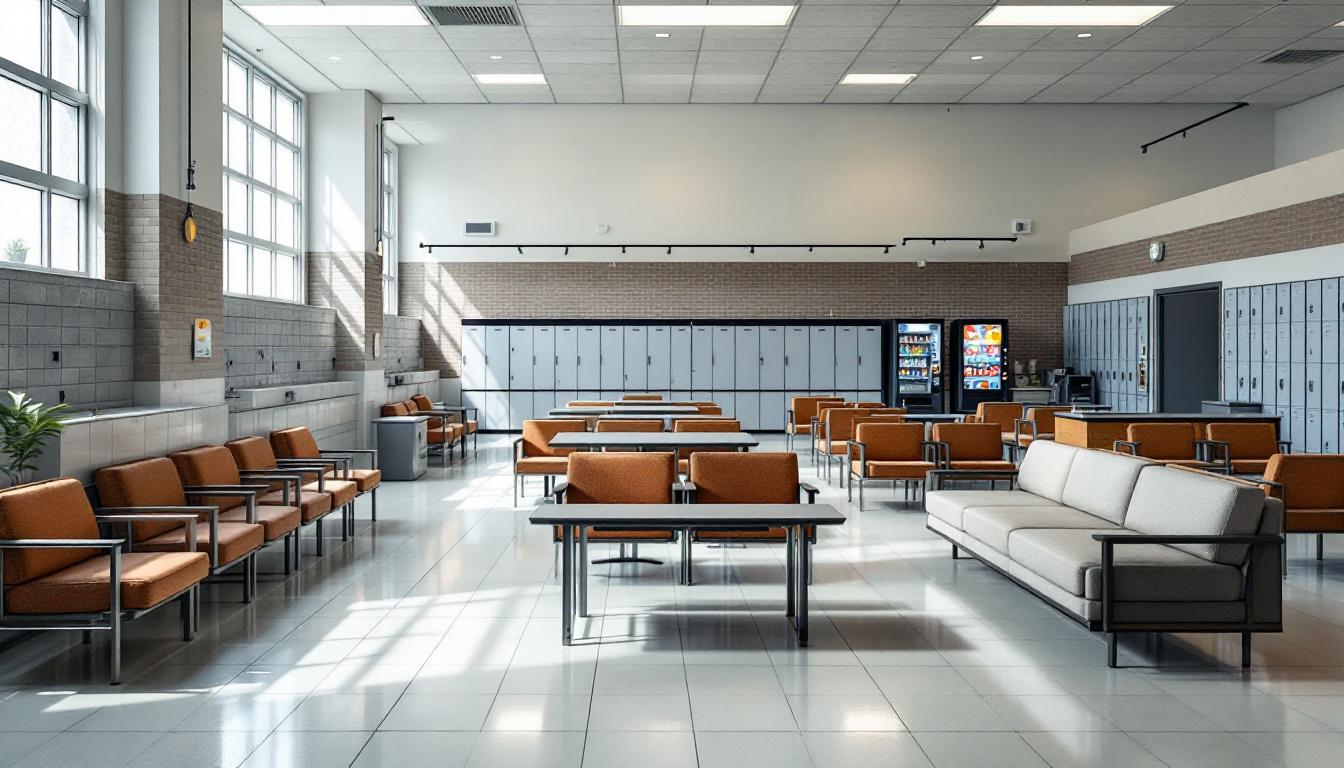 Visitation facilities and waiting area at Queen Anne's County Detention Center