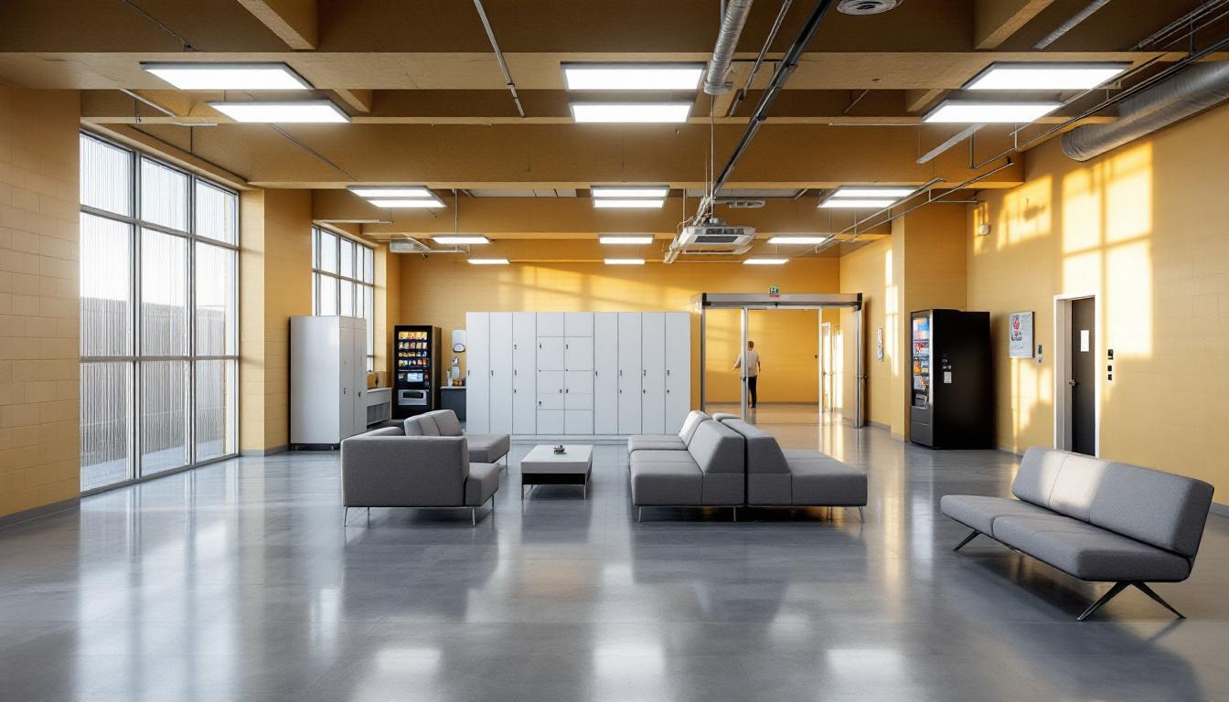 Visitation facilities and waiting area at Washington County Sheriff