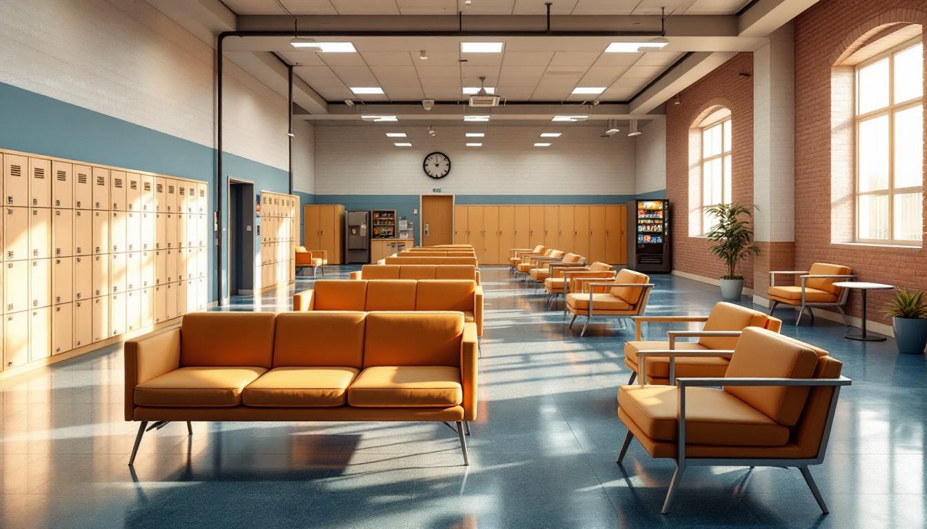 Visitation facilities and waiting area at Maryland Correctional Institution - Hagerstown (MCI-H)