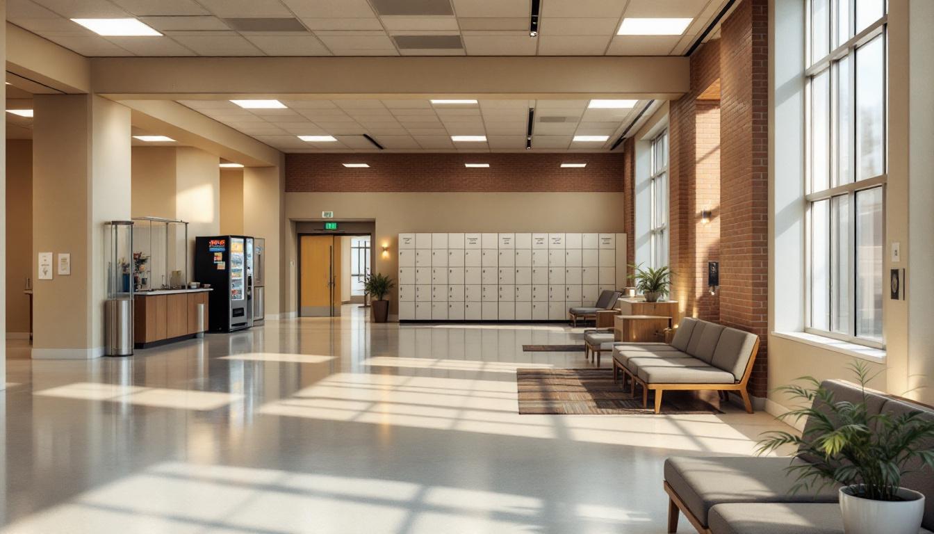 Visitation facilities and waiting area at Central Maryland Correctional Facility