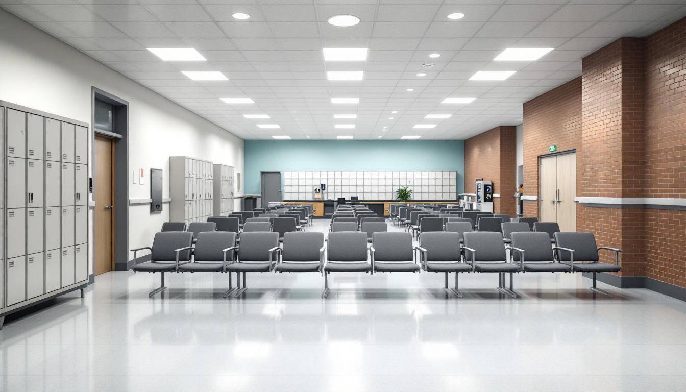 Visitation area at County Jail