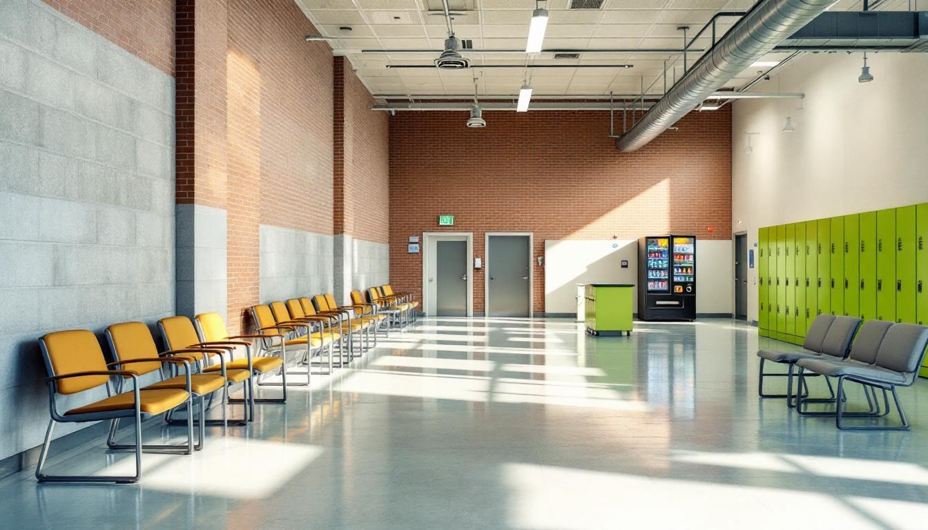 Visitation area at Marion County Jail