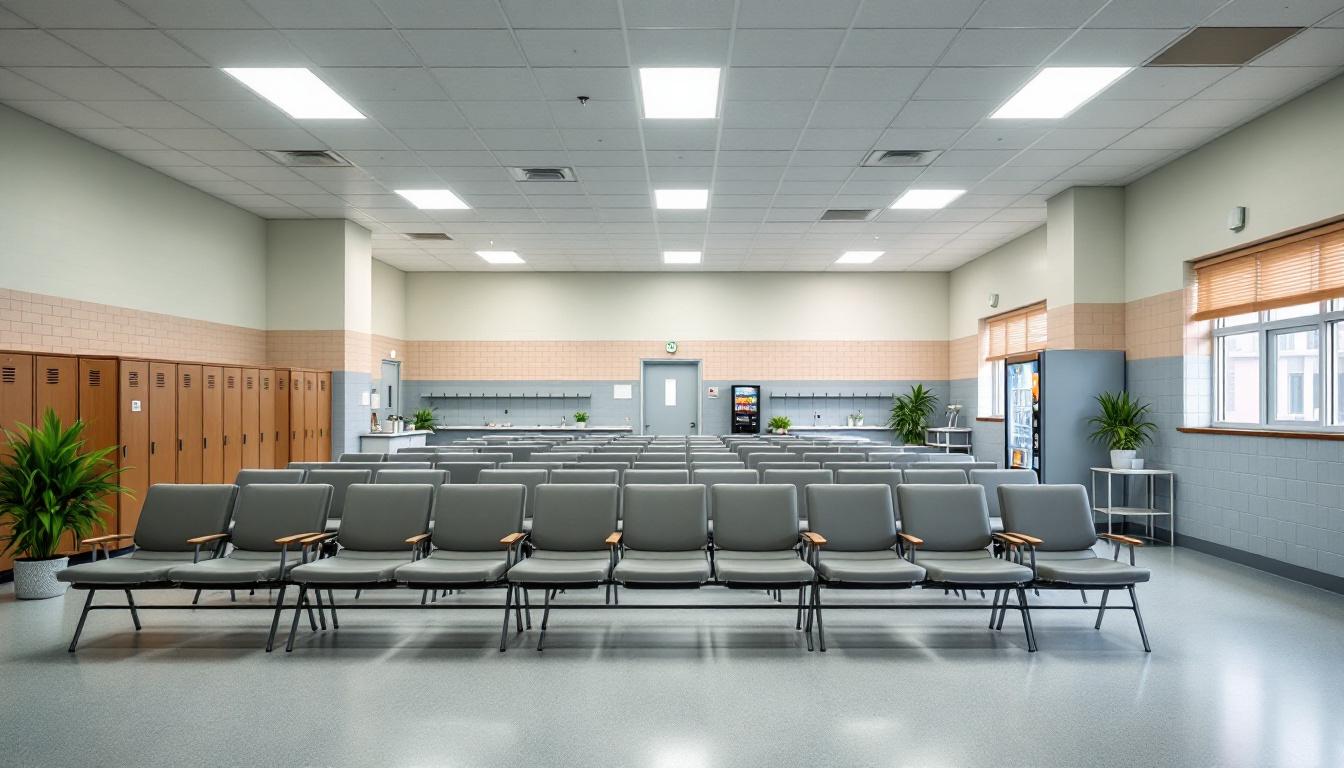 Visitation facilities and waiting area at Two Rivers Correctional Institution