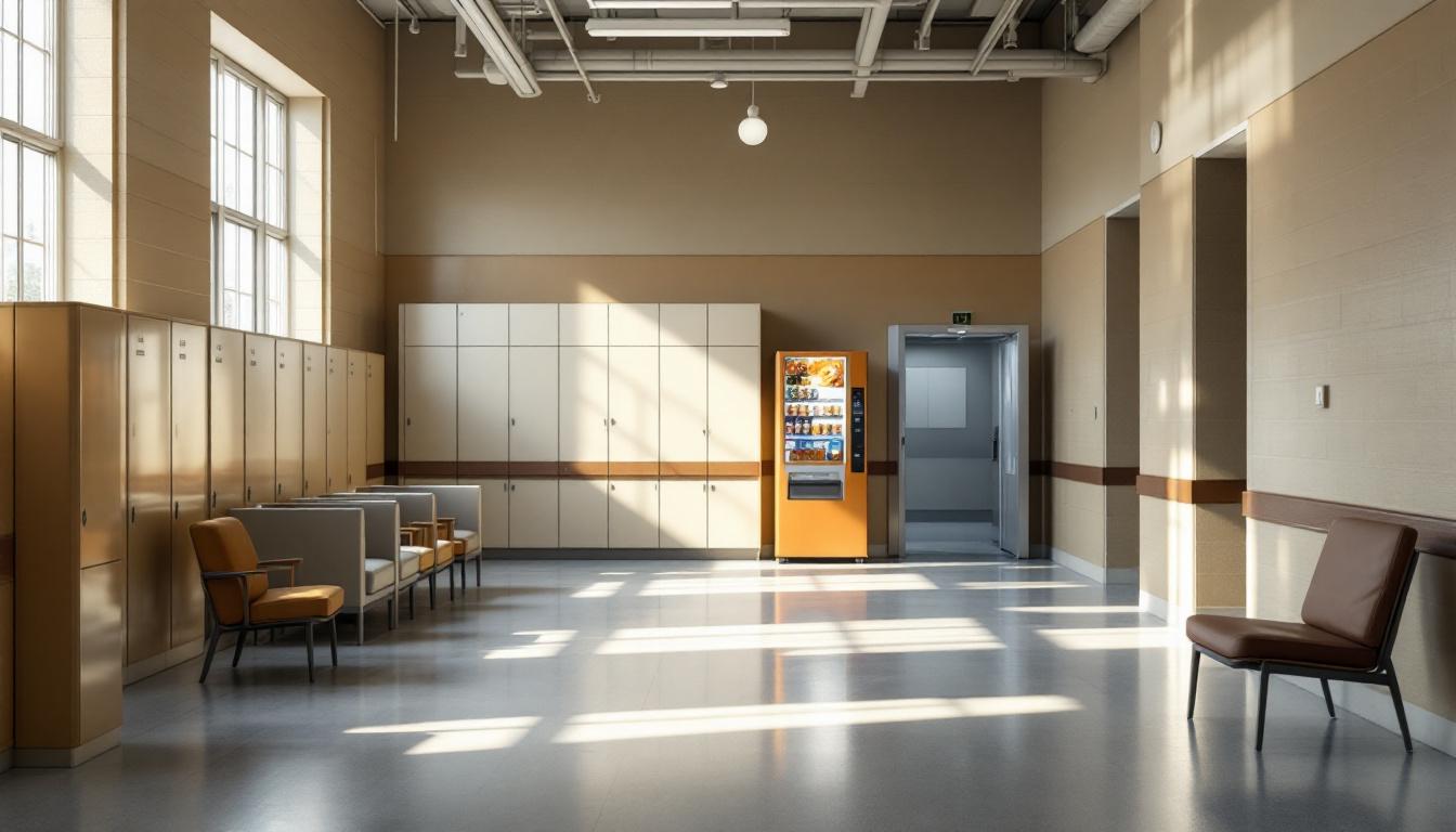 Visitation facilities and waiting area at Coffee Creek Correctional Facility