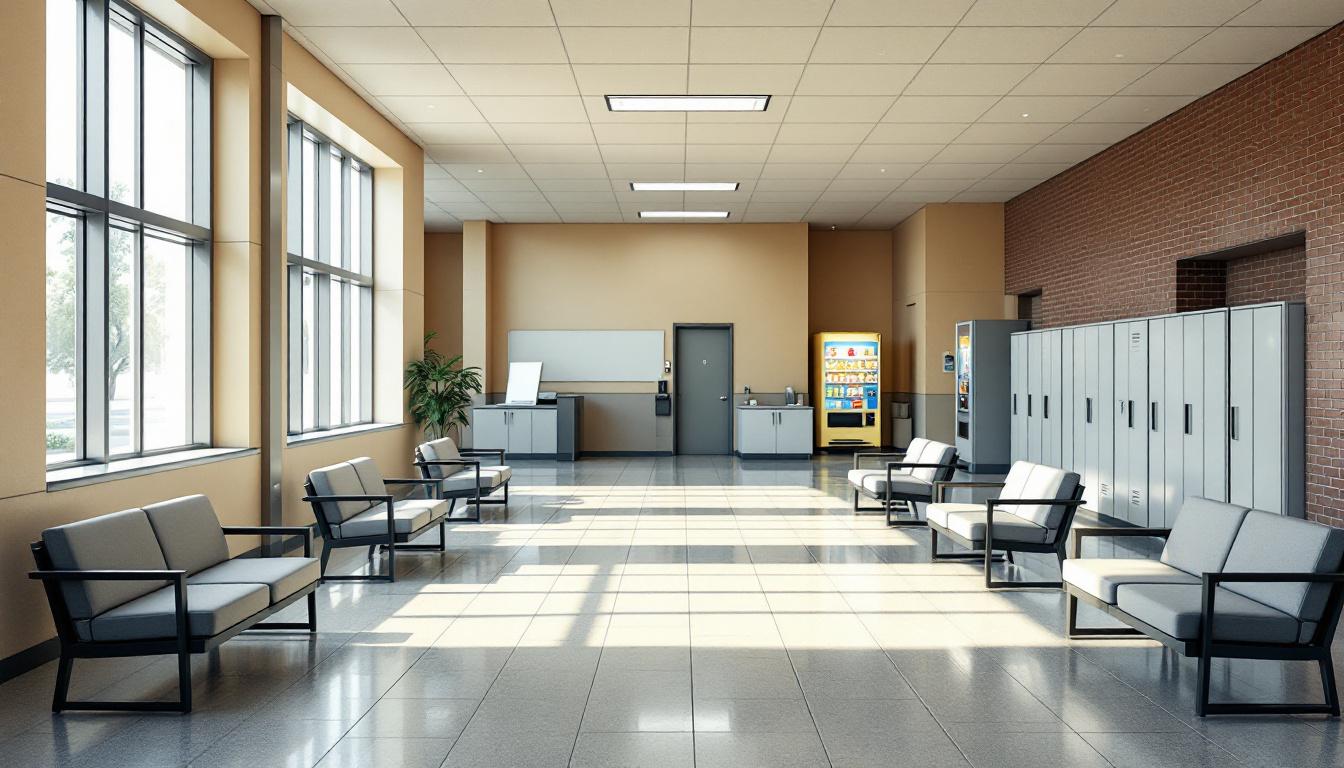 Visitation area at Clatsop County Corrections Division