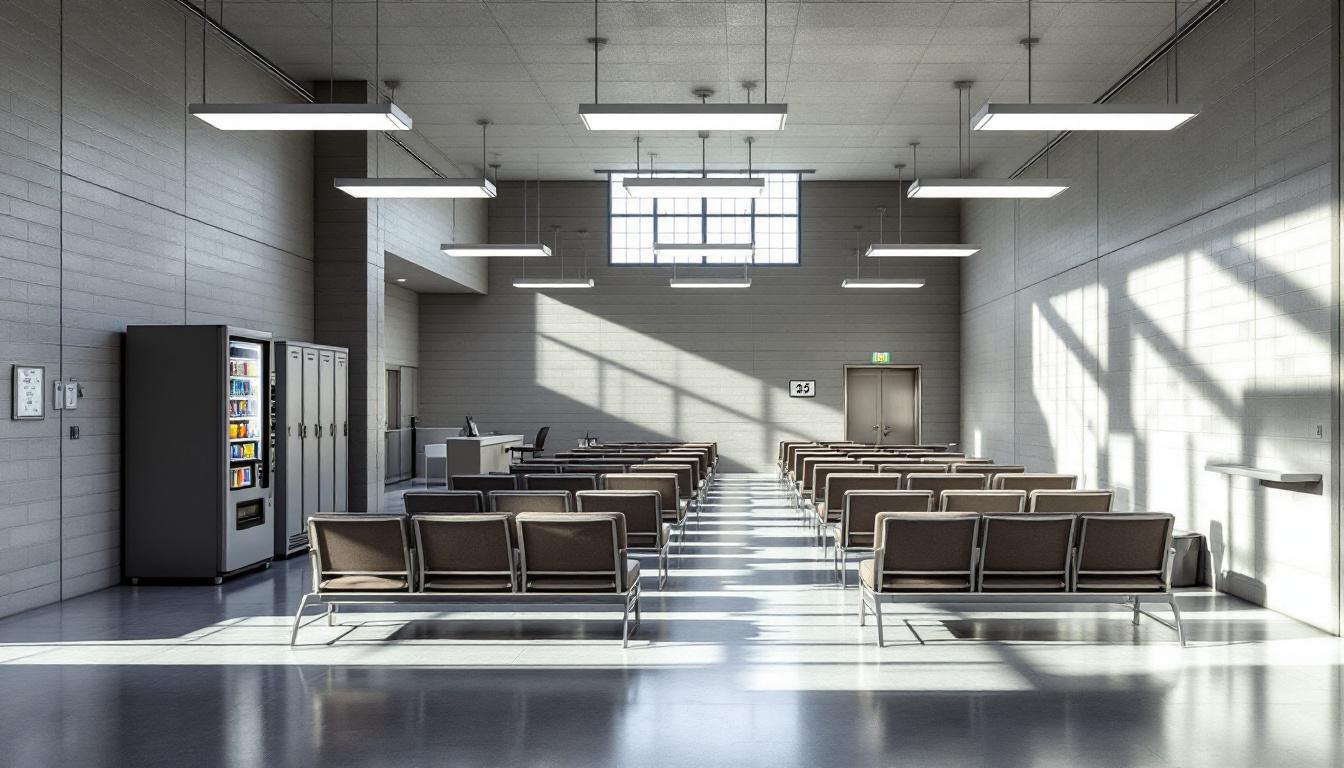 Visitation area at Springfield Municipal Jail