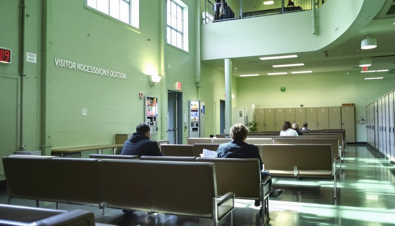 Visitation area at Linn County Oregon Sheriff's