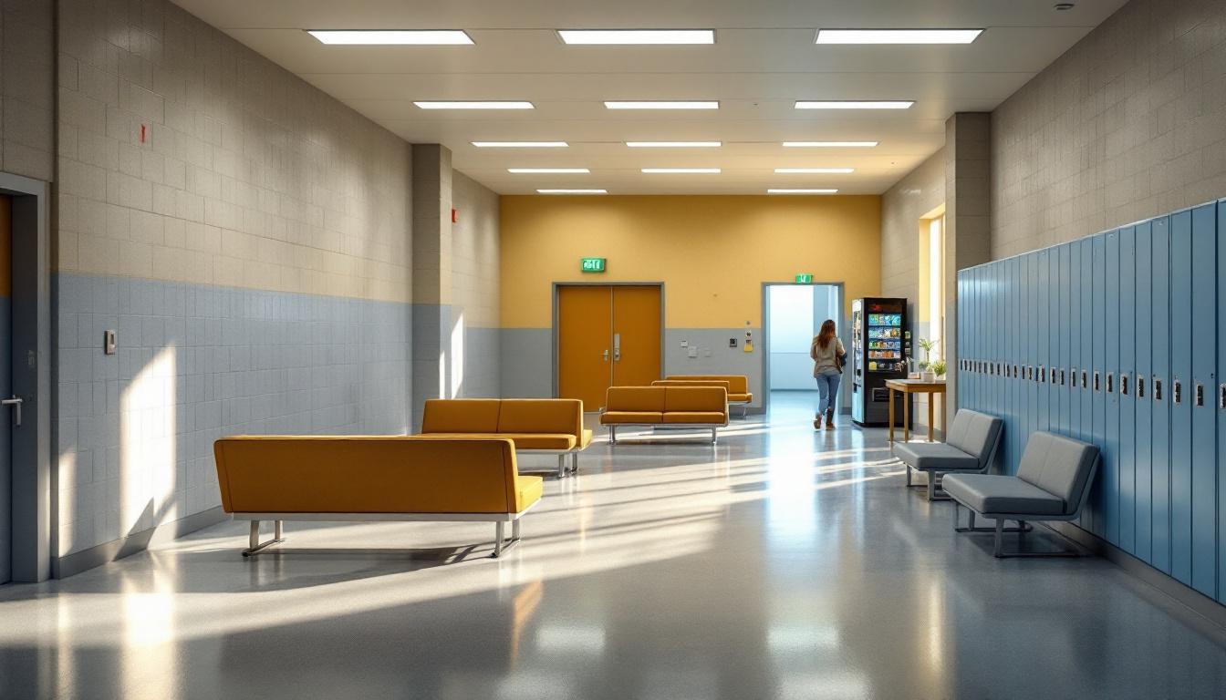 Visitation area at Jackson County Jail