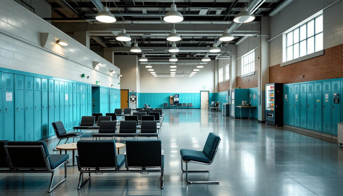 Visitation area at Oregon State Correctional Institution