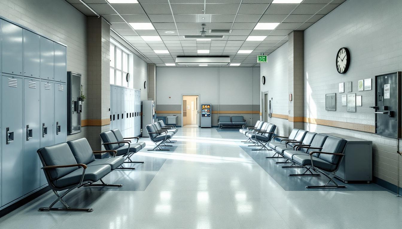 Visitation area at Liberty County Jail