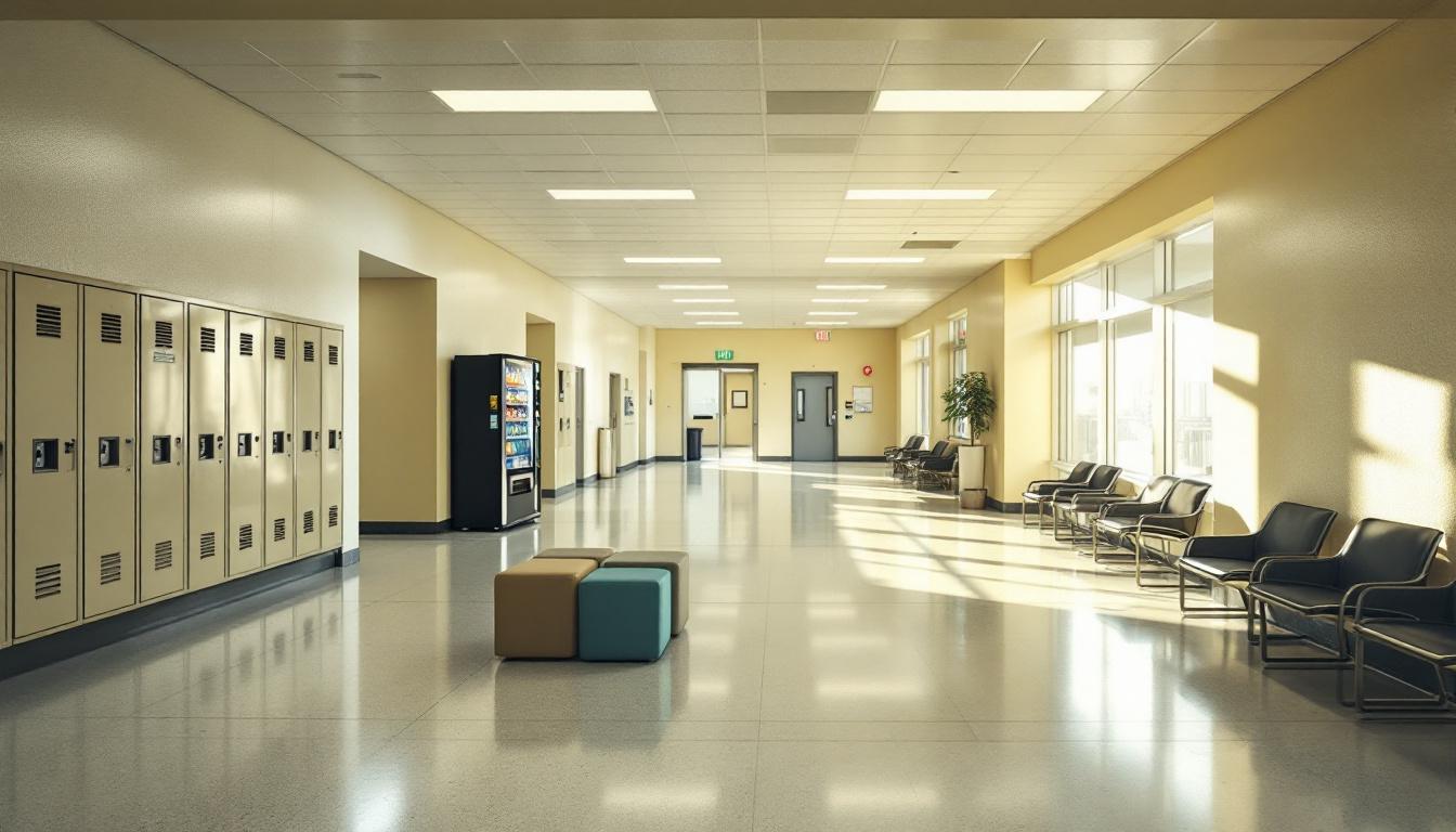 Visitation area at Smyrna Police Department