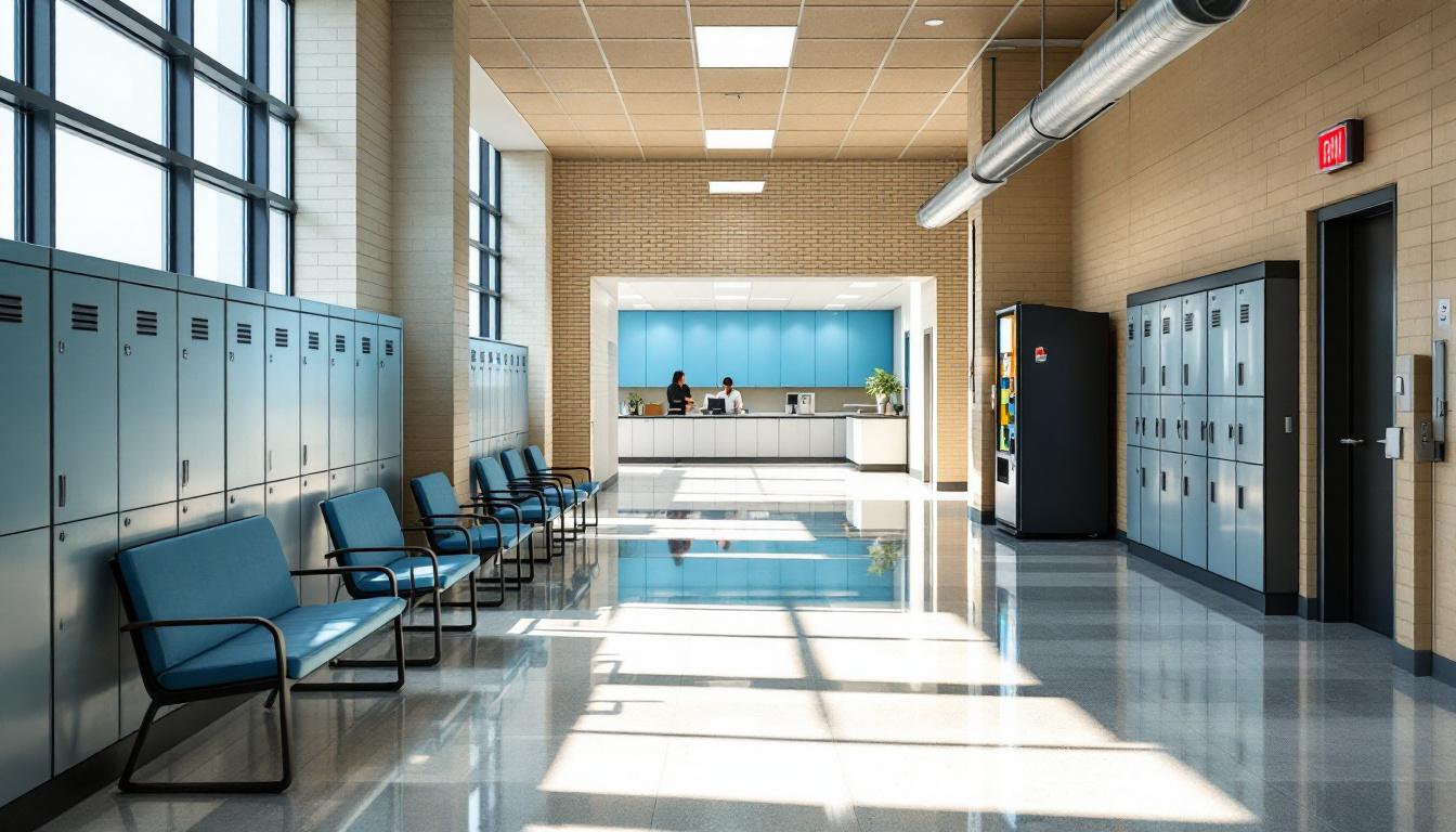 Visitation area at Ware State Prison