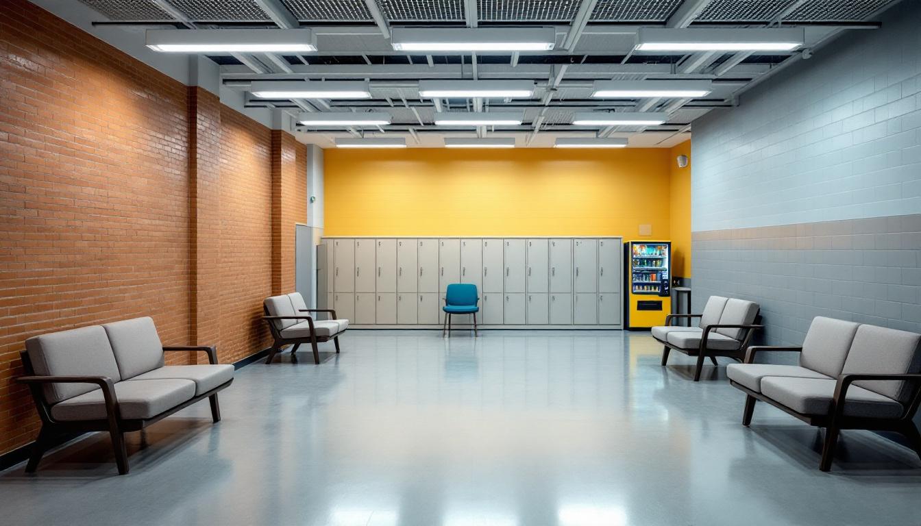 Visitation area at Coffee Correctional Facility