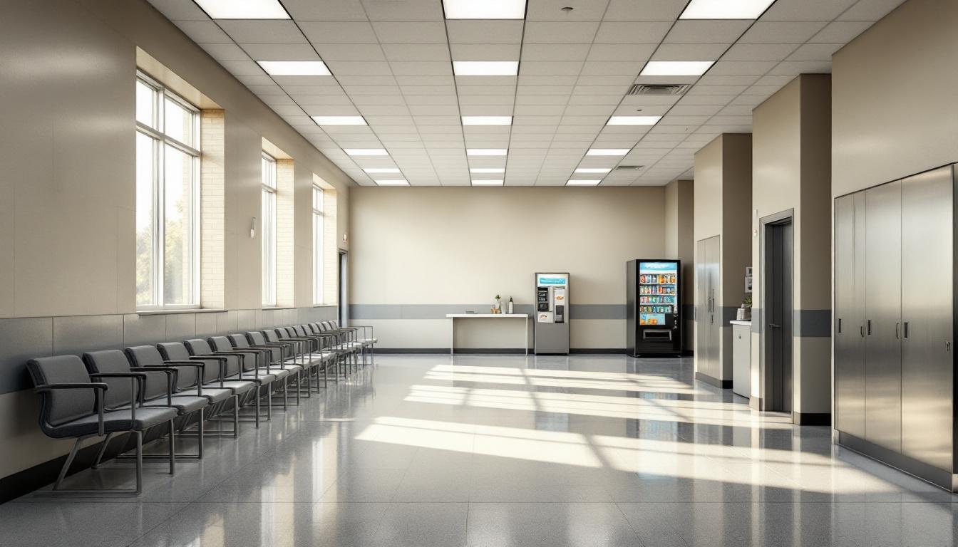 Visitation area at Carroll County Jail