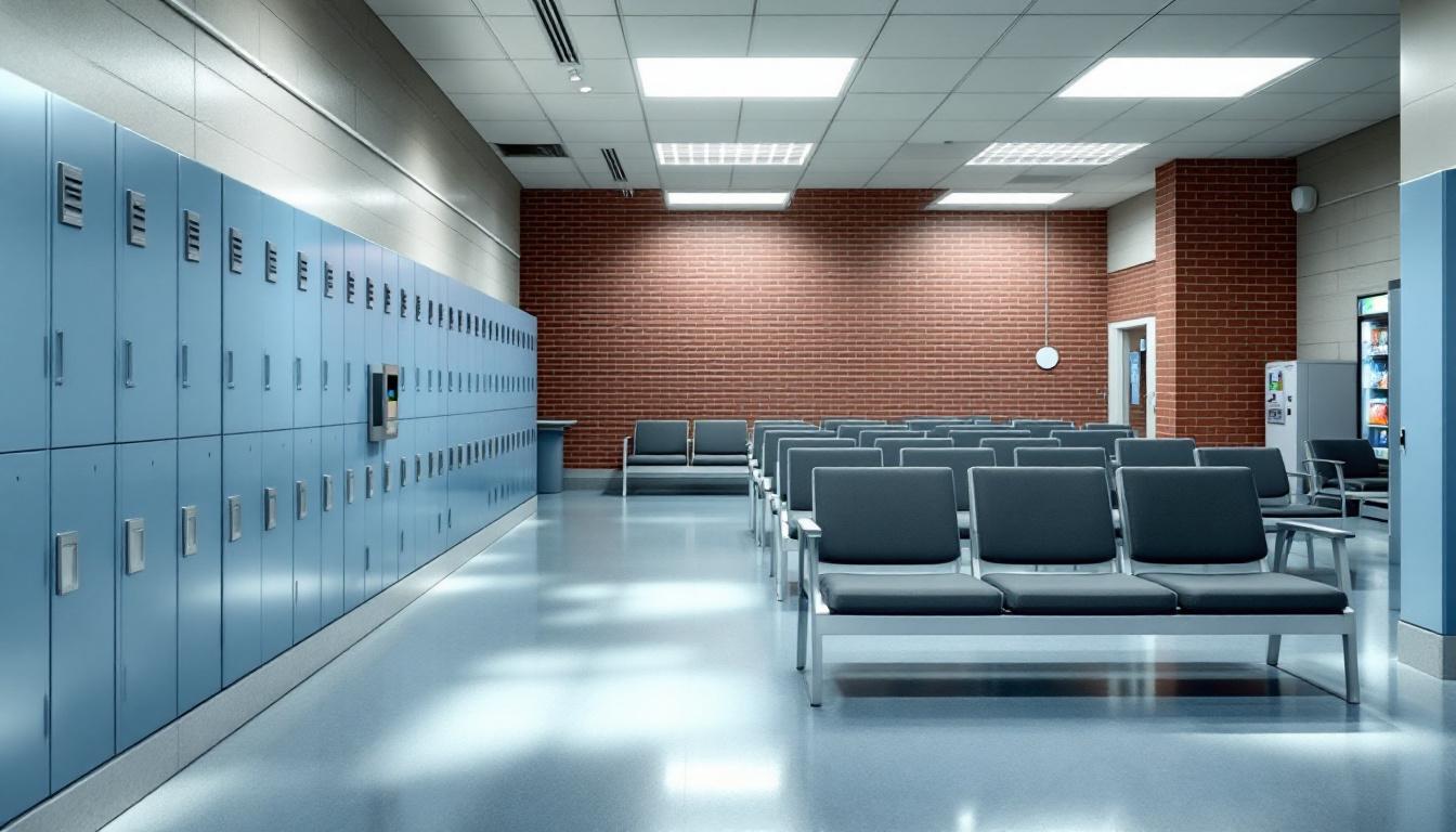 Visitation area at Rutledge State Prison