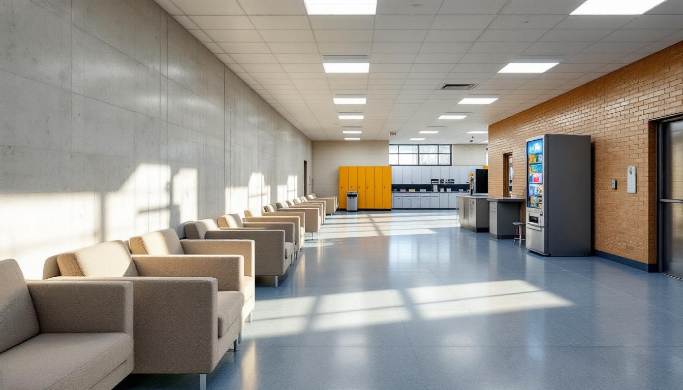 Visitation area at Spalding County Sheriff's Office