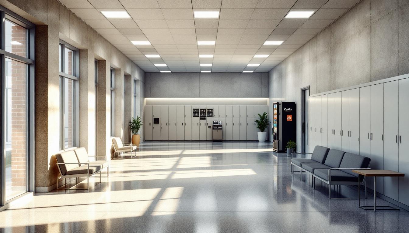 Visitation area at Wilcox State Prison
