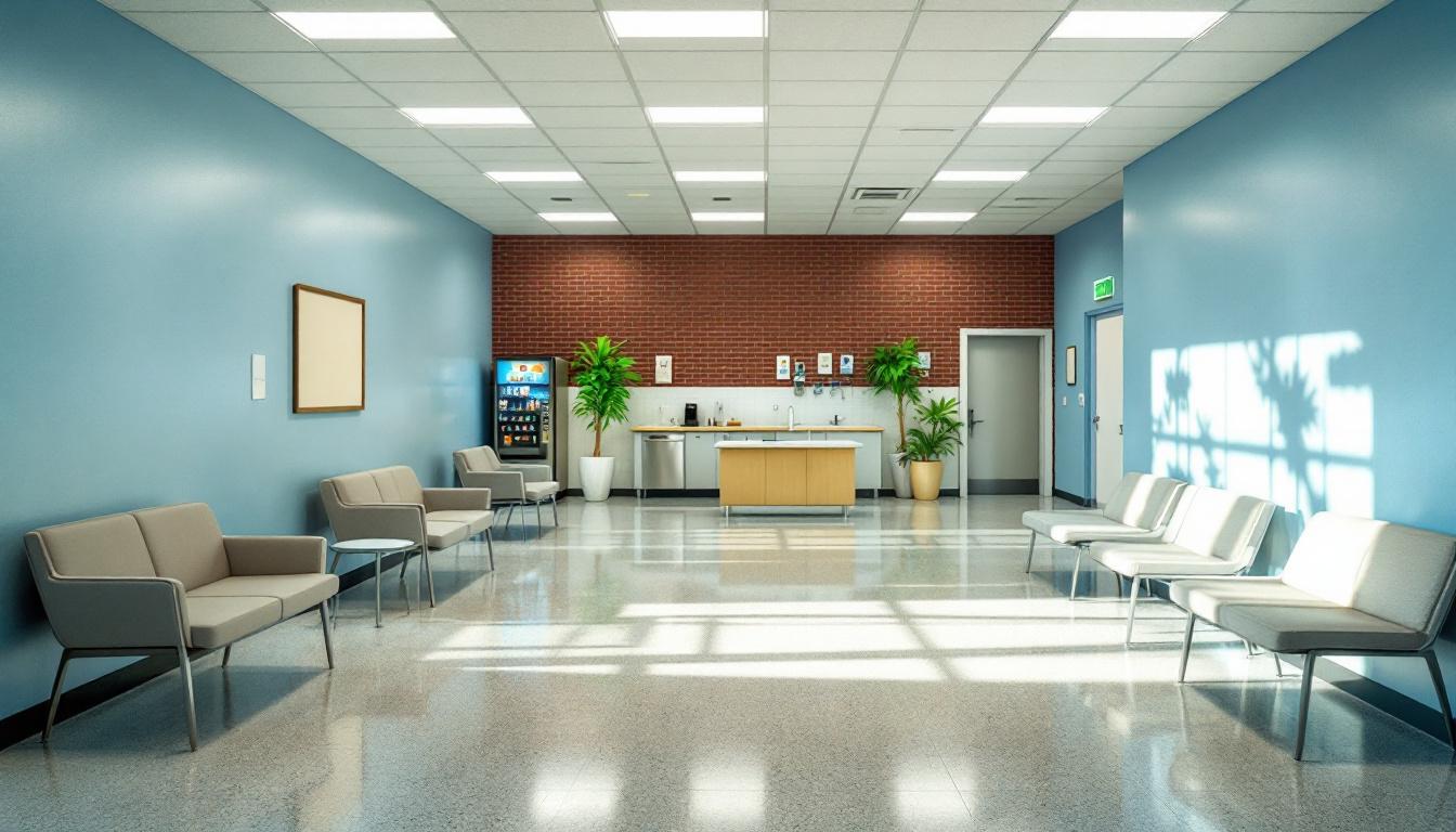 Visitation area at Pulaski County Correctional