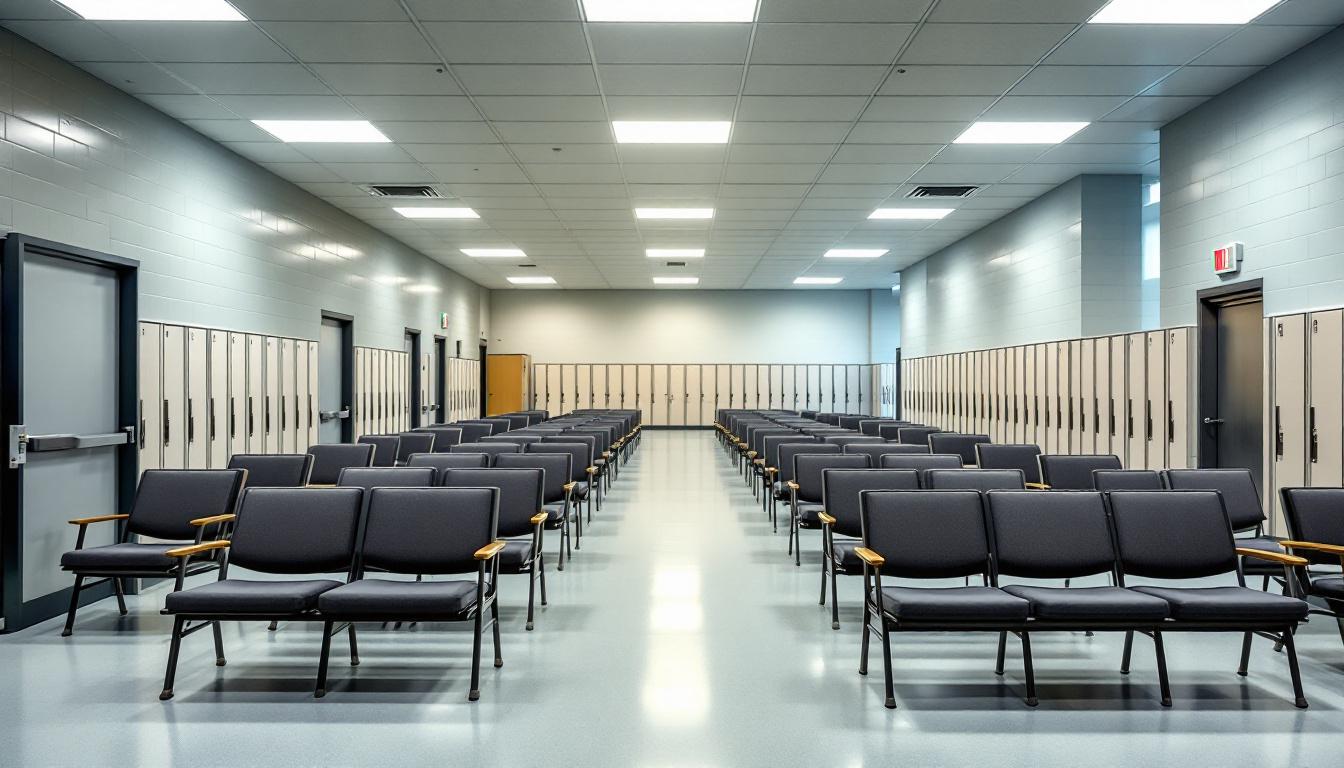 Visitation area at Turner County Sheriff