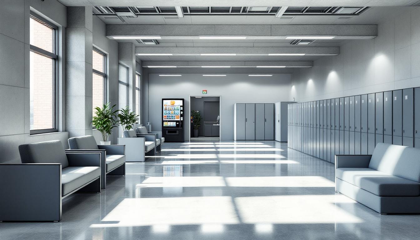 Visitation facilities and waiting area at Ware County Jail