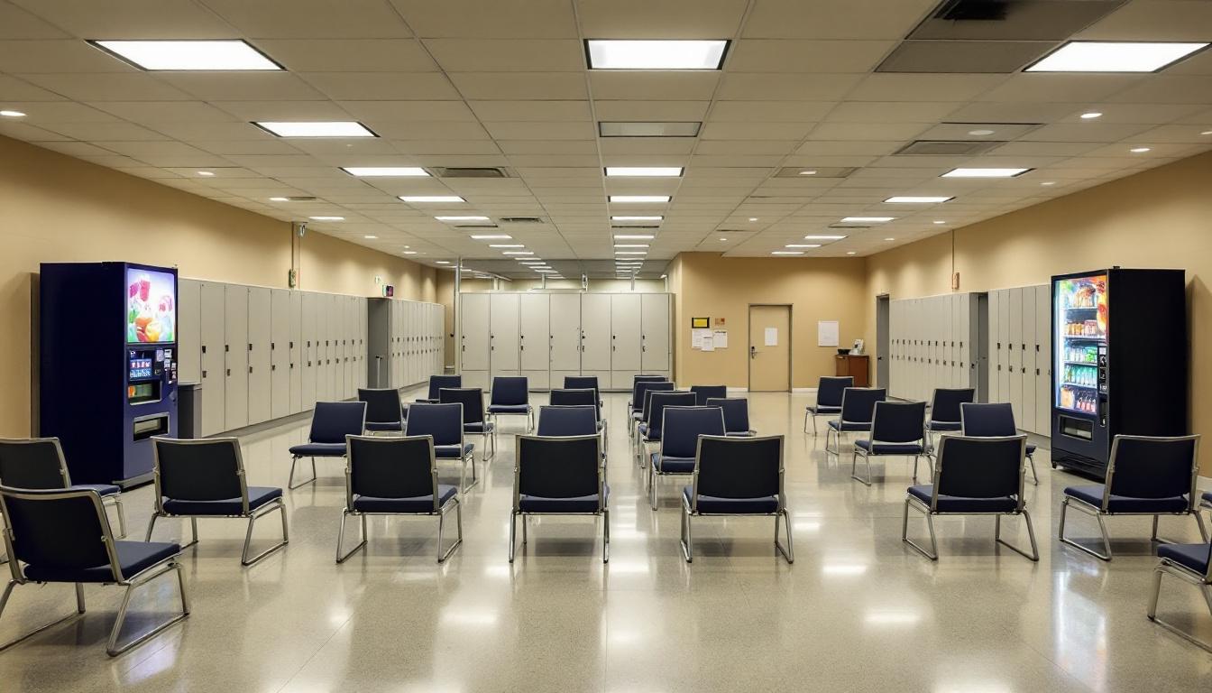 Visitation area at Early County Jail