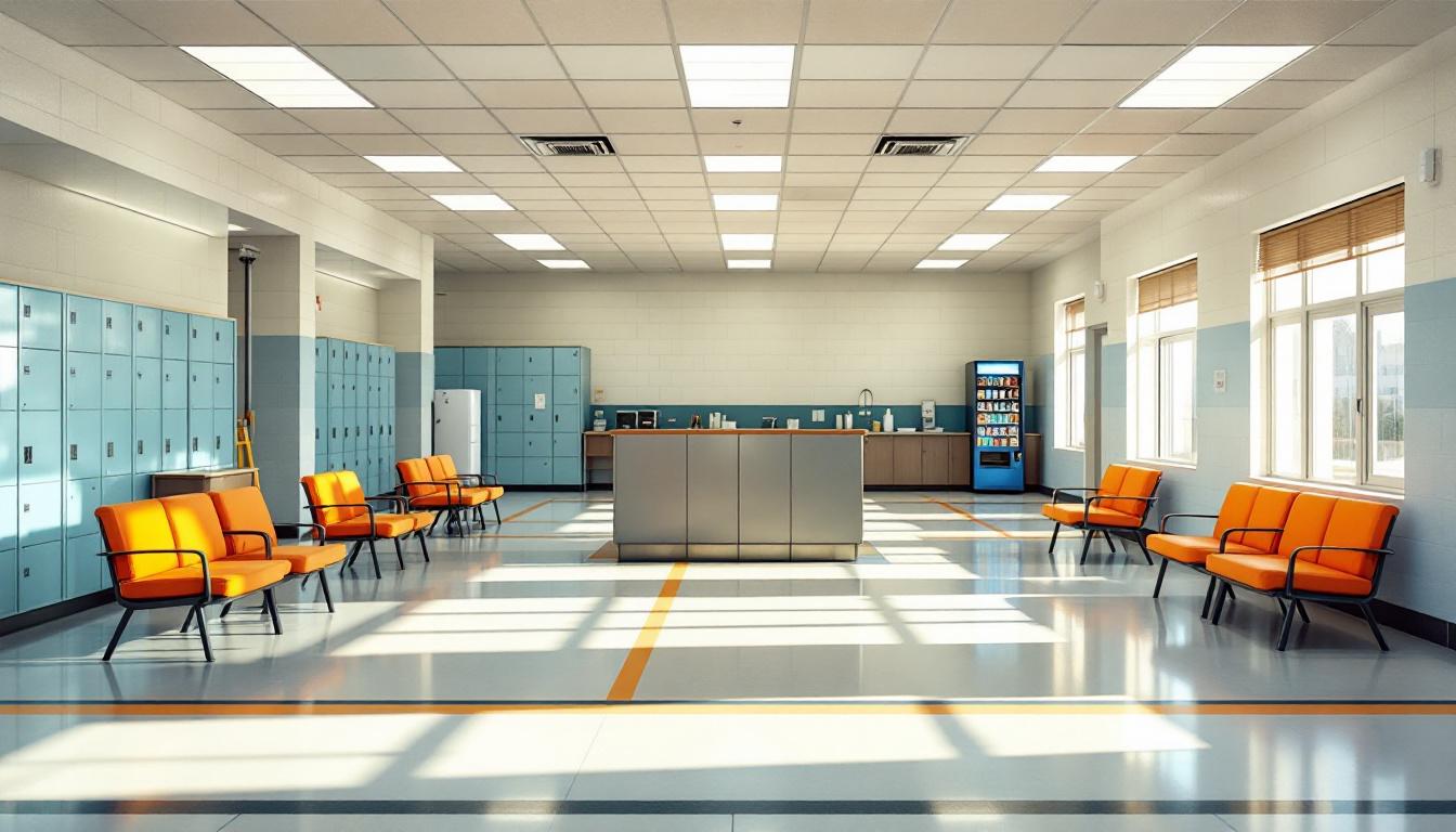 Visitation facilities and waiting area at RRM Atlanta