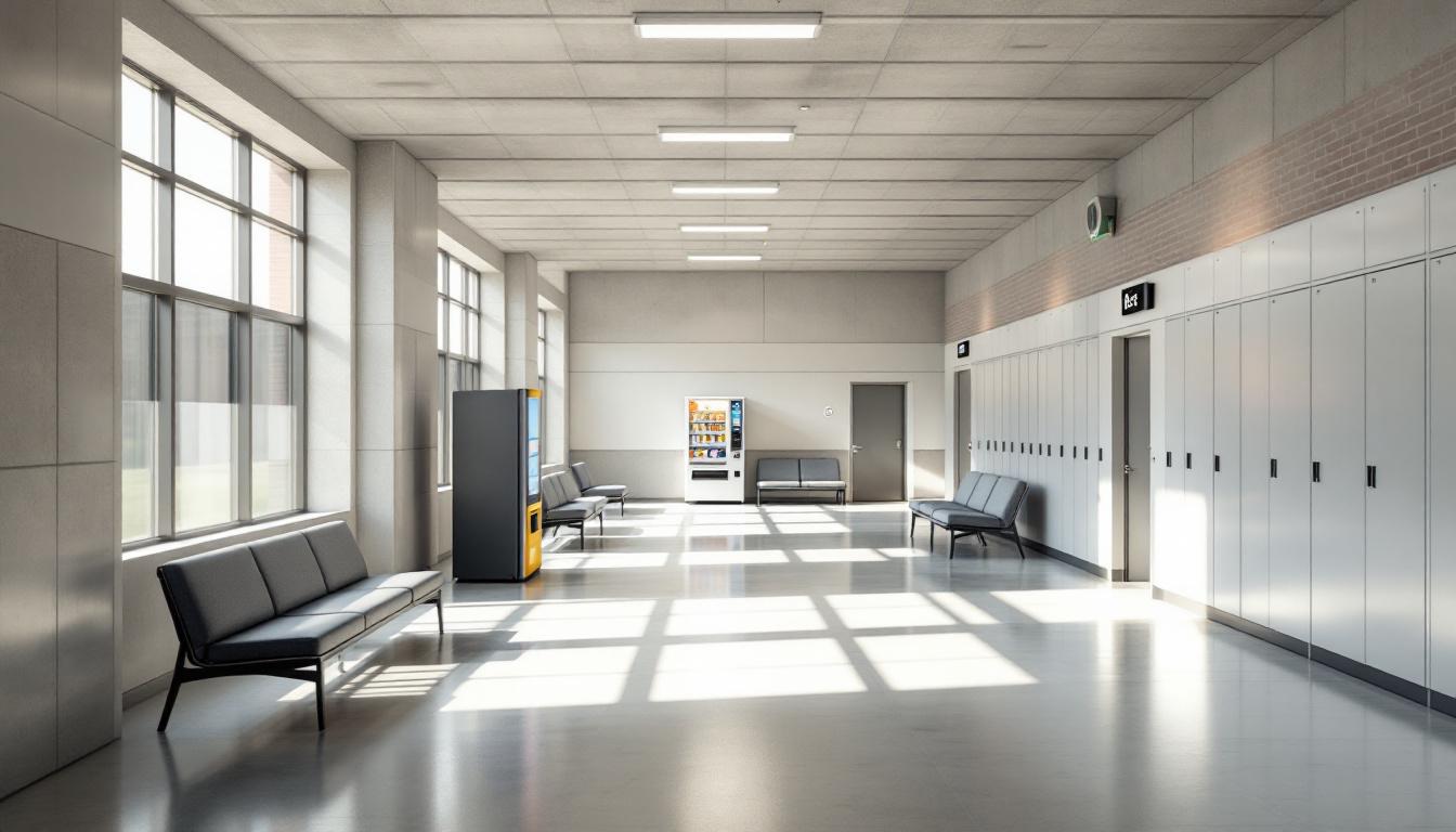 Visitation facilities and waiting area at Toombs Sheriff-Detention Center