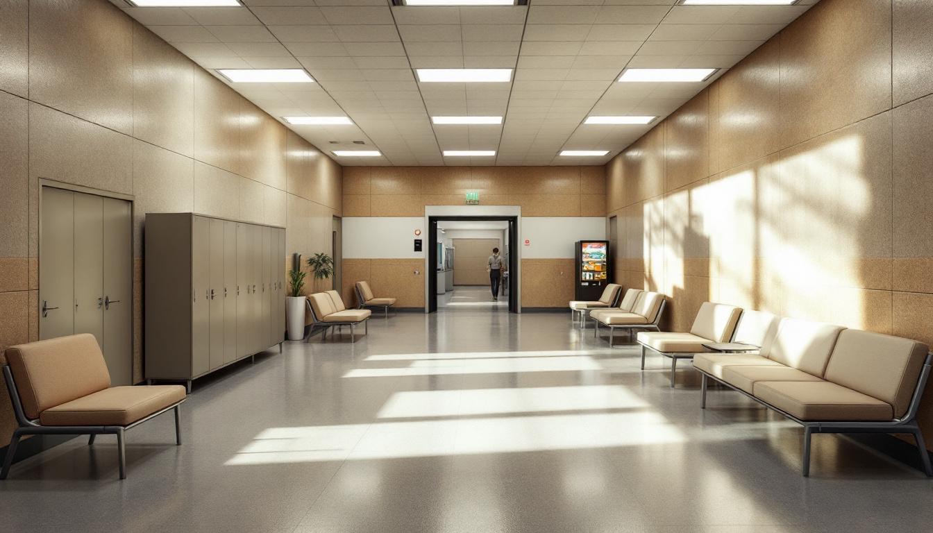 Visitation area at Calhoun State Prison