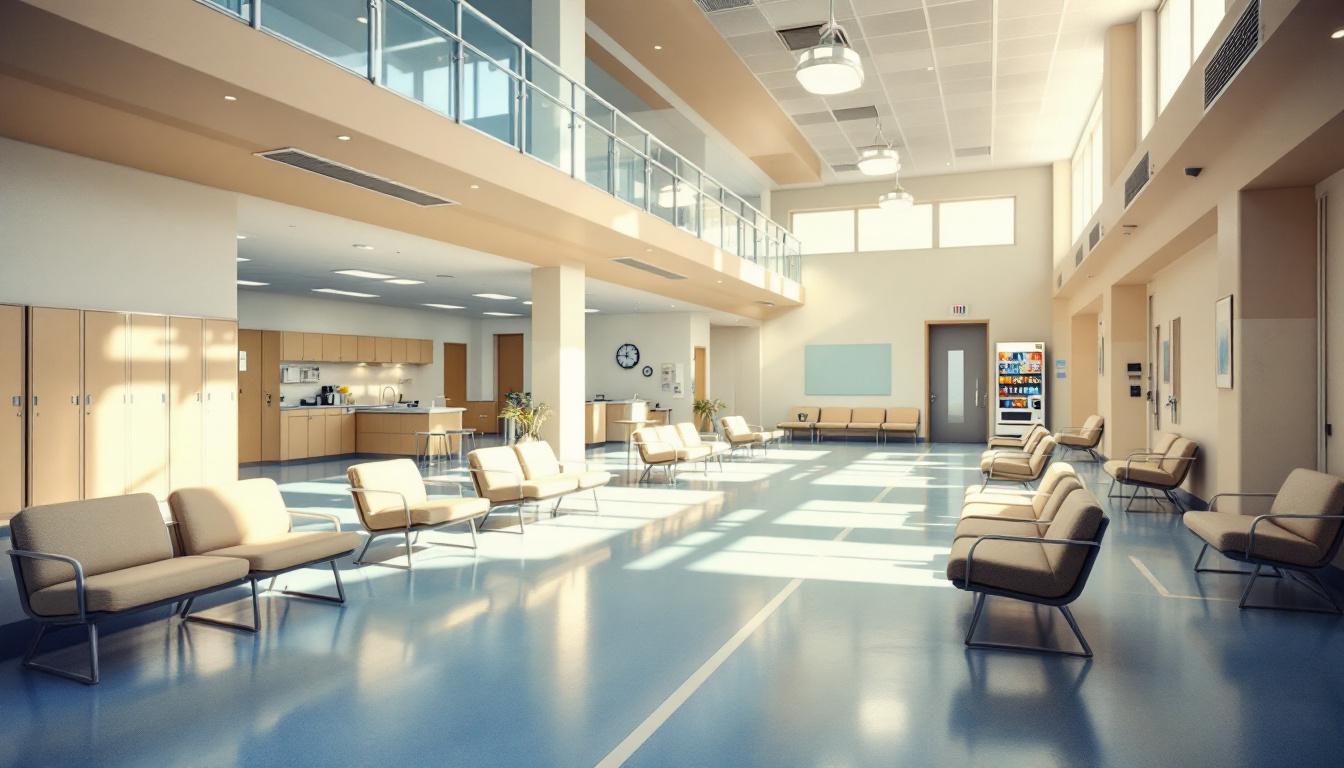 Visitation area at Heard County Jail