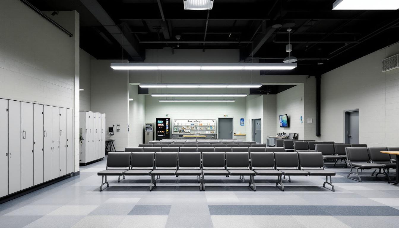 Visitation area at Banks County Sheriff's Office