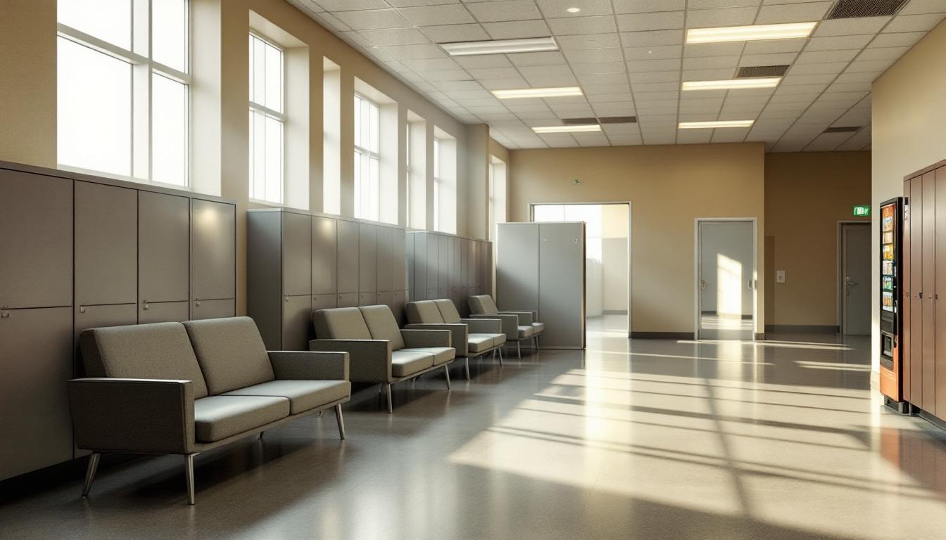 Visitation area at Dodge County Jail