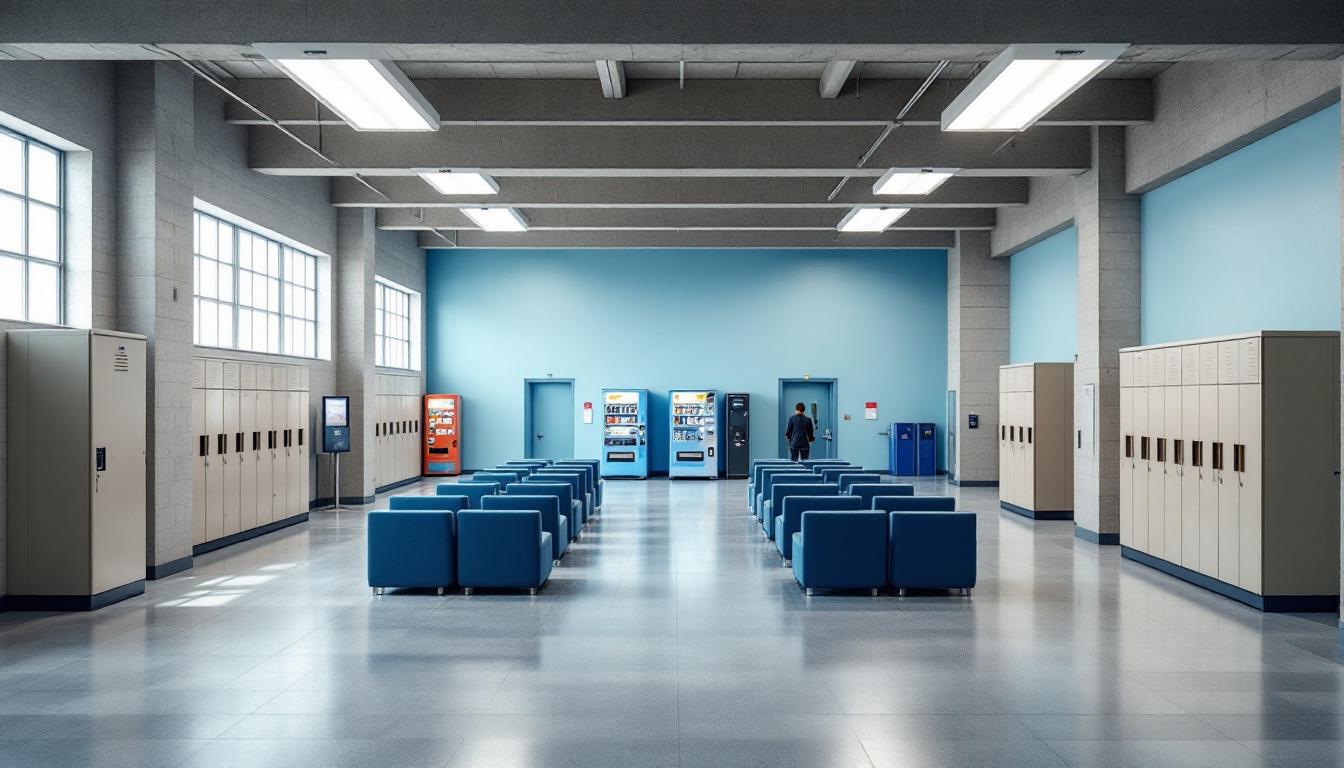 Visitation facilities and waiting area at Haralson County Jail