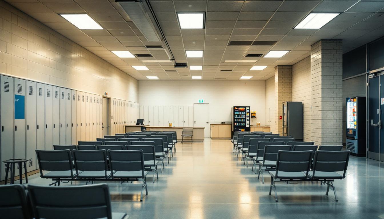 Visitation area at Jeff Davis County Jail