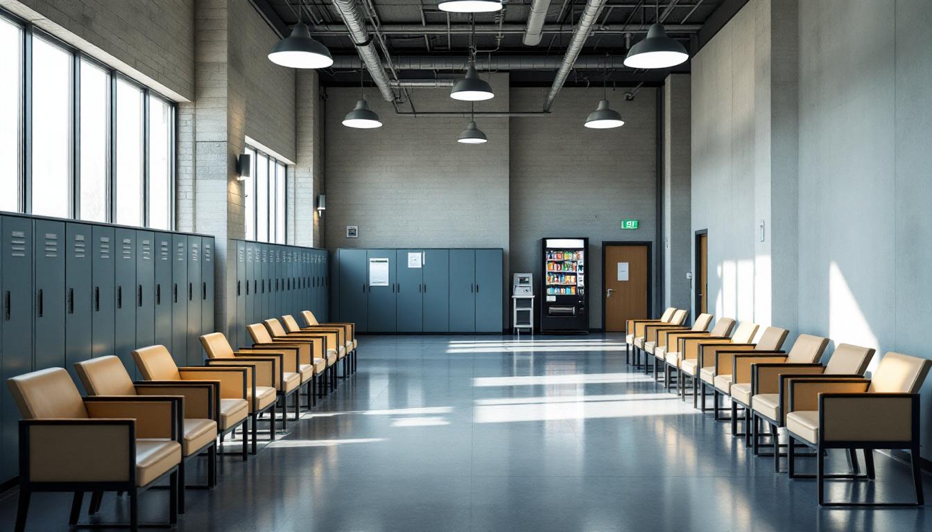 Visitation area at Lee State Prison