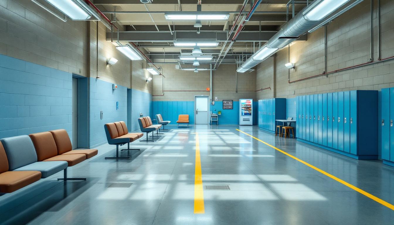 Visitation area at USP Marion