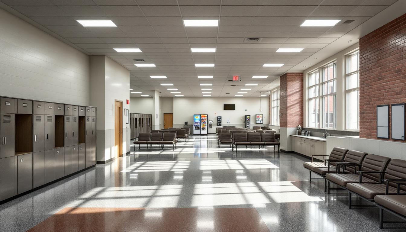 Visitation area at Sheridan Correctional Center