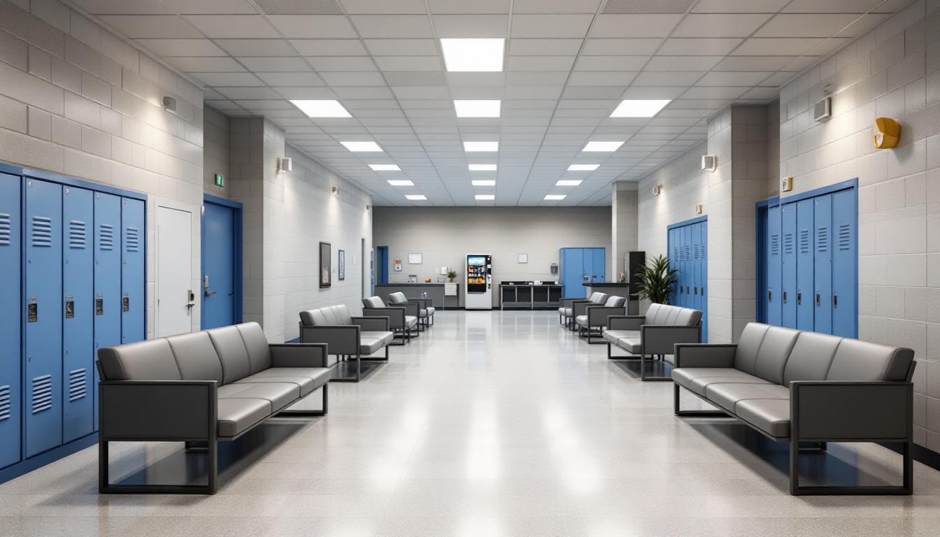 Visitation facilities and waiting area at Jacksonville Correctional Center